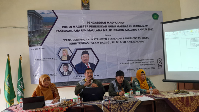 Kembangkan Kompetensi Penyusunan Soal Berorientasi HOTS Guru MI Se Kecamatan Tajinan Kabupaten Malang